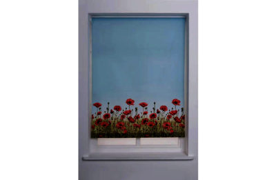 2ft Poppy Meadow Roller Blind